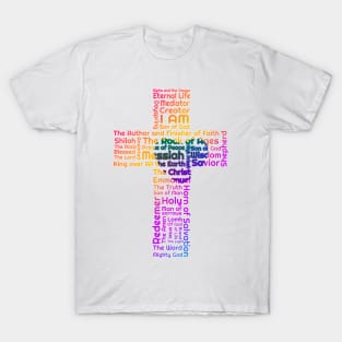 Names of Jesus Cross T-Shirt